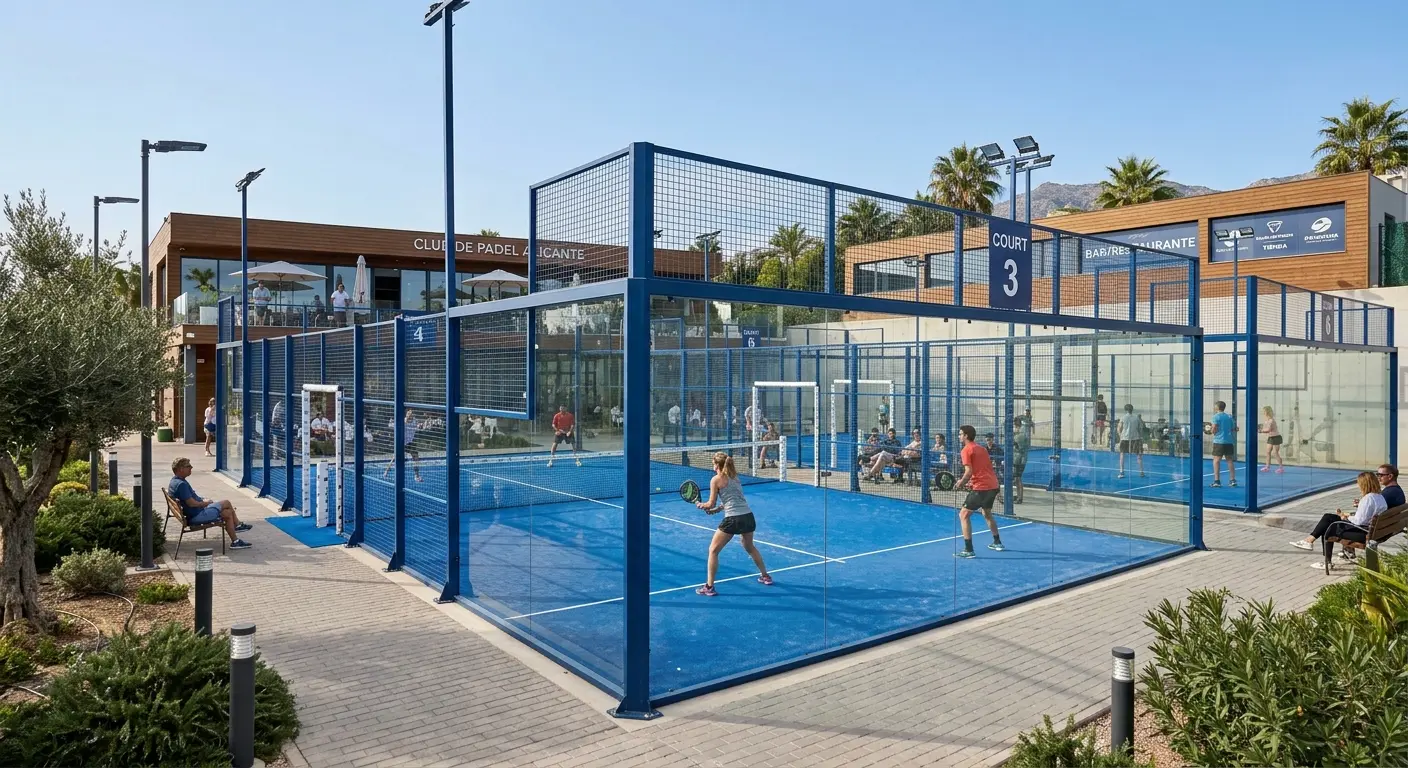 Complejo deportivo usando Agendit